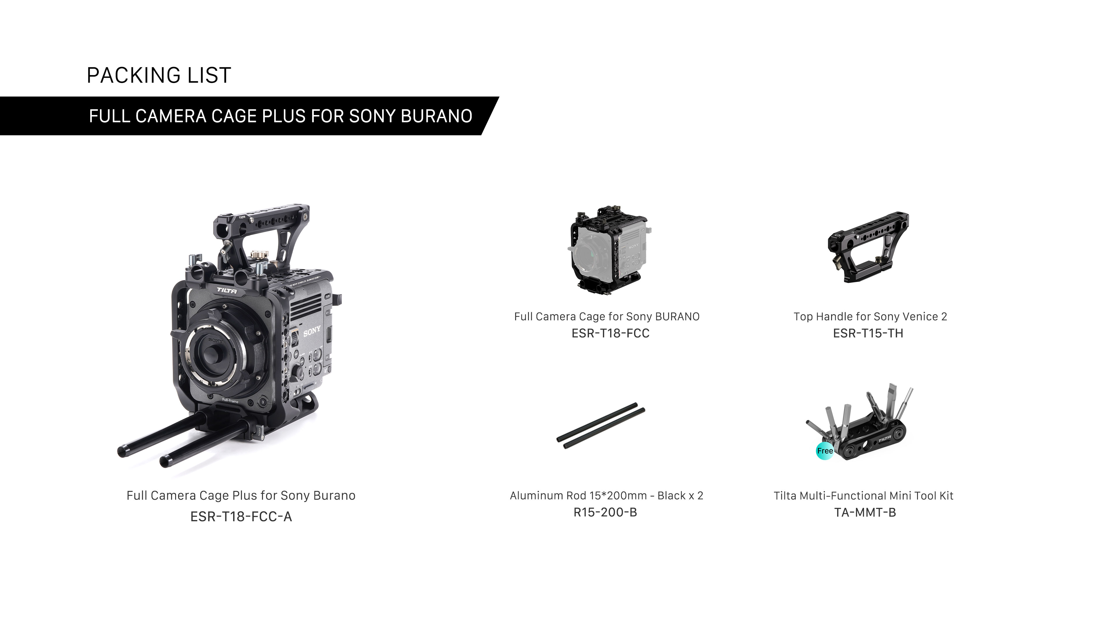 Full Camera Cage Plus for Sony BURANO